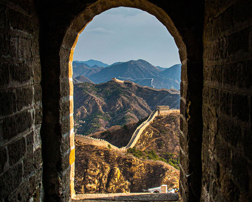 The Great Wall Tower Window – Beijing, China