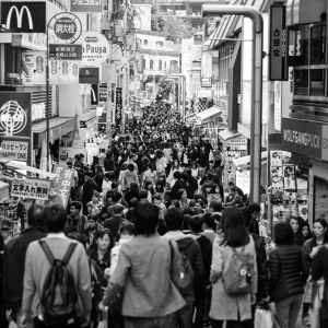 A photo of Takeshita- Street